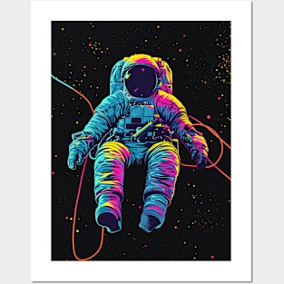 Colorful Astronaut Posters and Art